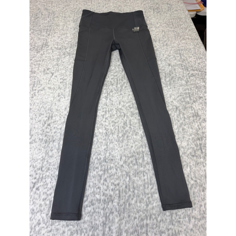 DSG Womens Cold Weather Compression High Rise Leggings Carbon Grey XS CKP5220CN